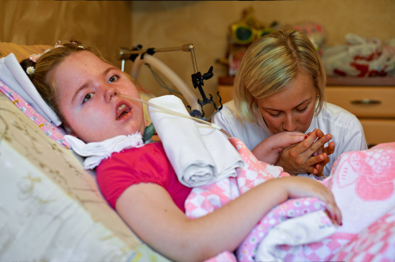 Chernobyl Children Lida and Nadezhda