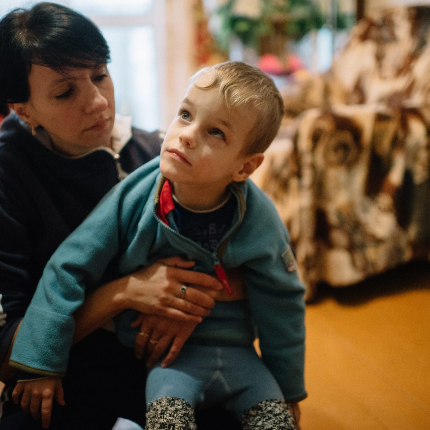 Arseniy Vaschilo and his loving mother, Katya