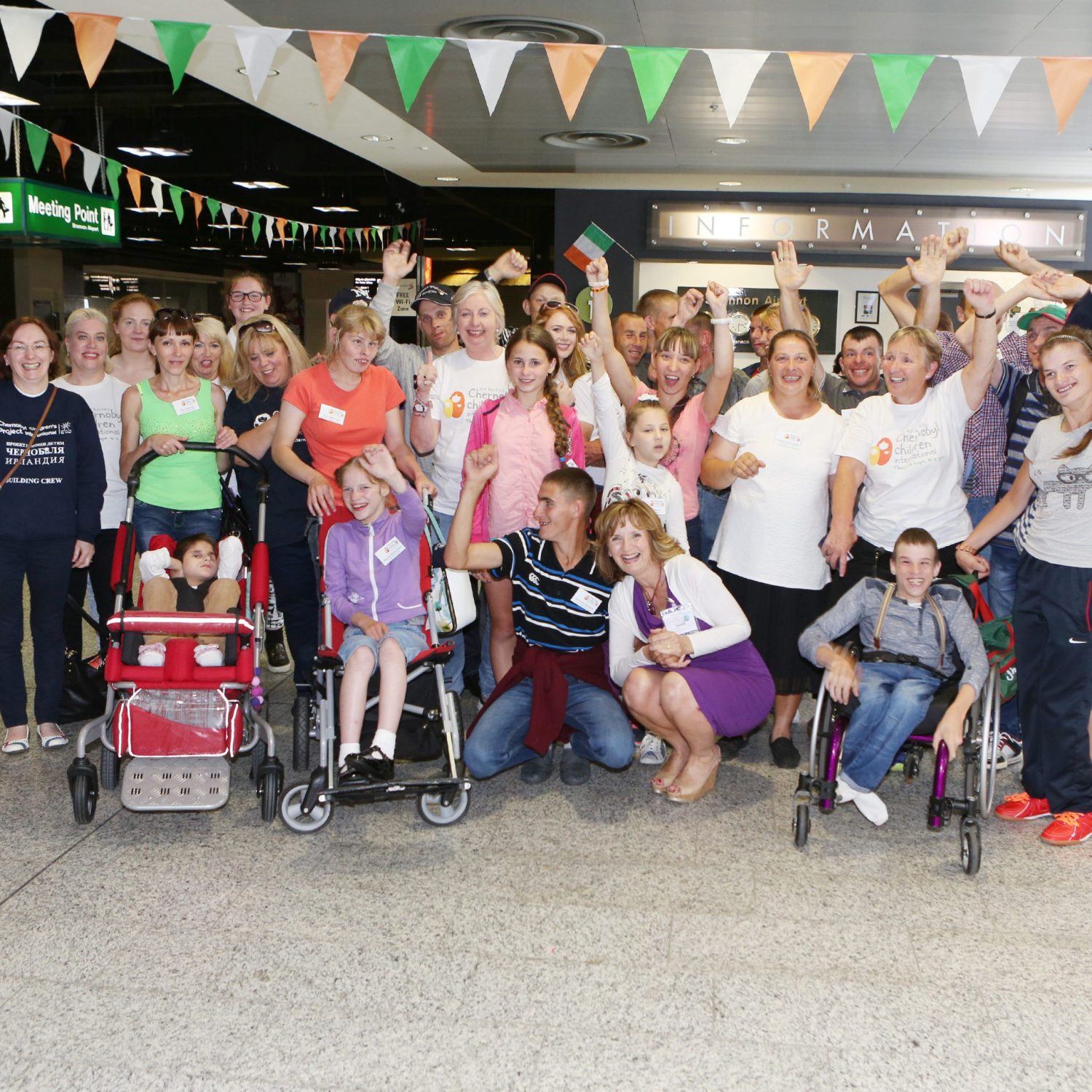 Adi Roche, along with host families, welcome 145 children with special ...