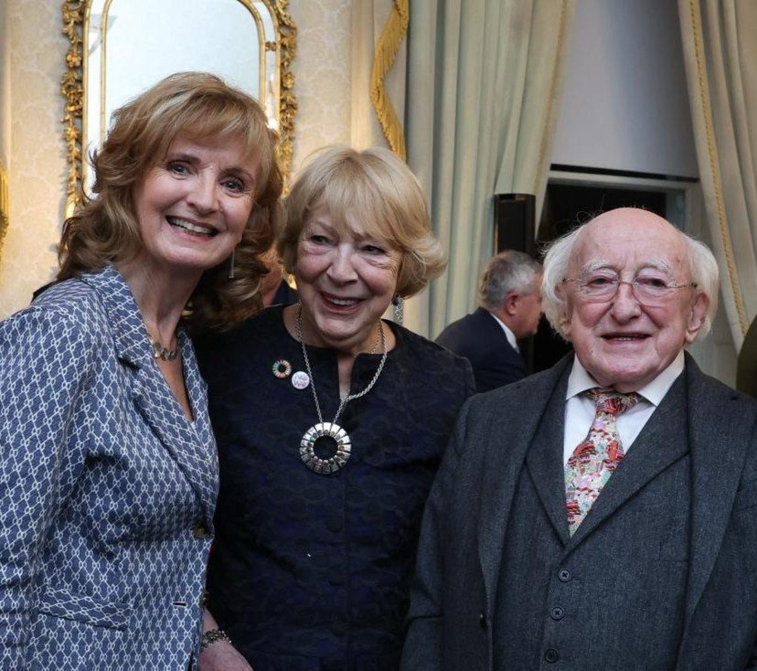 Adi Roche, Sabina Higgins, President Michael D Higgins